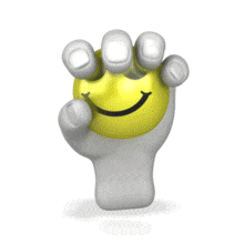 Hand Stress Ball Squeeze PowerPoint Animation layout preview.
