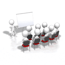 Presenting To Audience PowerPoint Animation layout preview.