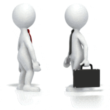Business Meeting Shaking Hands PowerPoint Animation layout preview.