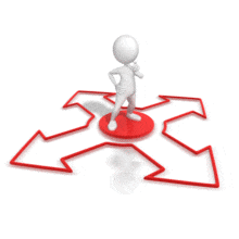 Which Direction To Follow PowerPoint Animation layout preview.