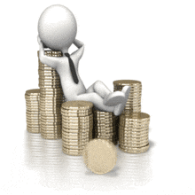Relax With Lots Of Money PowerPoint Animation layout preview.