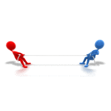 One On One Challenge PowerPoint Animation layout preview.