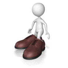 Big Shoes To Fill PowerPoint Animation layout preview.
