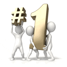 Number One Winner PowerPoint Animation layout preview.