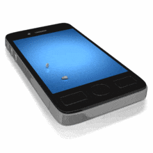 Smart Phone Social Life PowerPoint Animation layout preview.