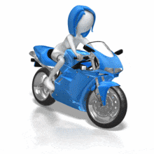 Woman On Motorcycle PowerPoint Animation layout preview.