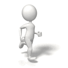 Running Walking PowerPoint Animation layout preview.