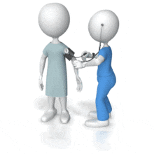 Checking Blood Pressure PowerPoint Animation layout preview.