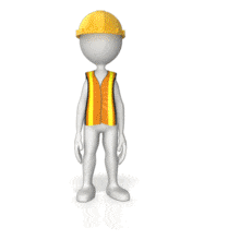 Knock On Hard Hat Anim PowerPoint Animation layout preview.