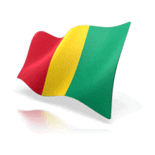 Guinea Flag PowerPoint Animation layout preview.