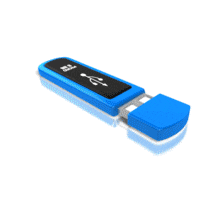 USB Drive Ready PowerPoint Animation layout preview.