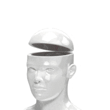 Head With Ideas PowerPoint Animation layout preview.