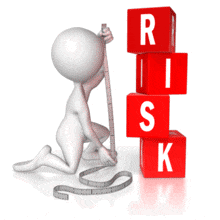Risk Measurement PowerPoint Animation layout preview.
