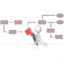 Creating A Better Process PowerPoint Animation layout preview.
