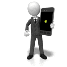 Icon Flow Smart Phone - Looping PowerPoint Animation layout preview.
