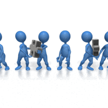 Teamwork Pass Puzzle Pieces PowerPoint Animation layout preview.