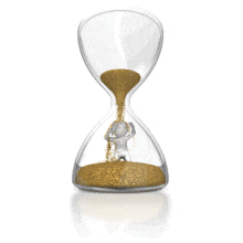 Stick Figure In Hourglass PowerPoint Animation layout preview.