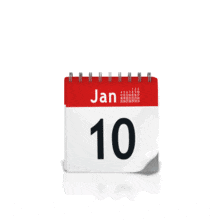 Pages Tearing Off Calendar PowerPoint Animation layout preview.