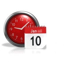 Time Moving Fast PowerPoint Animation layout preview.