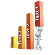 Team Raise Graph Text PowerPoint Animation layout preview.
