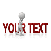 Take A Walk Text PowerPoint Animation layout preview.