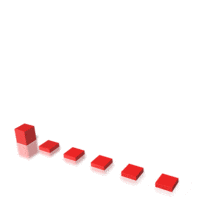 Three Dimensional Graph Growing PowerPoint Animation layout preview.