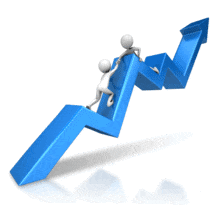 Help Me Up The Graph PowerPoint Animation layout preview.