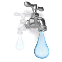 Water Faucet Drop PowerPoint Animation layout preview.