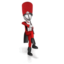 Marching Major PowerPoint Animation layout preview.