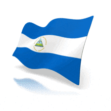 Nicaragua Flag Perspective Anim PowerPoint Animation layout preview.