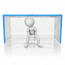 Soccer Goalie Blocking PowerPoint Animation layout preview.