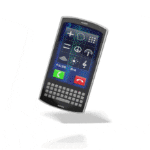 Cell Phone Ringing PowerPoint Animation layout preview.