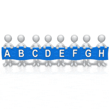 Team Puzzle Eight Piece Text PowerPoint Animation layout preview.