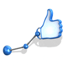 Mechanical Thumbs Up PowerPoint Animation layout preview.
