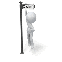 Hanging Off A Custom Street Sign PowerPoint Animation layout preview.