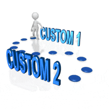 From Custom Text To Custom Text PowerPoint Animation layout preview.