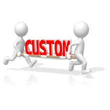 Stick Figures Carry Custom Text On Stret PowerPoint Animation layout preview.