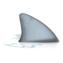 Shark Fin Swim PowerPoint Animation layout preview.