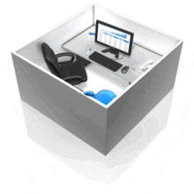 Getting Out Of Box PowerPoint Animation layout preview.