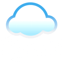 Cloud Communication PowerPoint Animation layout preview.