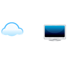 Cloud Computing Signal PowerPoint Animation layout preview.