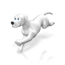Dog Running PowerPoint Animation layout preview.