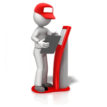 Fixer Doing Calculations PowerPoint Animation layout preview.