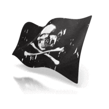 Pirate Flag PowerPoint Animation layout preview.