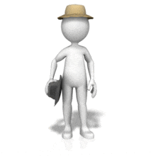 Wearing Two Hats PowerPoint Animation layout preview.