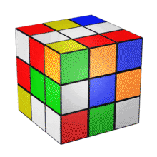 Solve Cube Puzzle - Non Looping PowerPoint Animation layout preview.