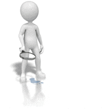 Magnify Those Footsteps PowerPoint Animation layout preview.