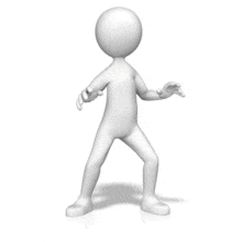 Stick Figure Panicking PowerPoint Animation layout preview.