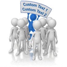 Get Noticed PowerPoint Animation layout preview.