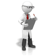 Scientist Looking Observing PowerPoint Animation layout preview.